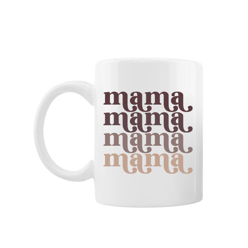 Cana personalizata "Mama, mama, mama", Oktane, ceramica alba, 330 ml