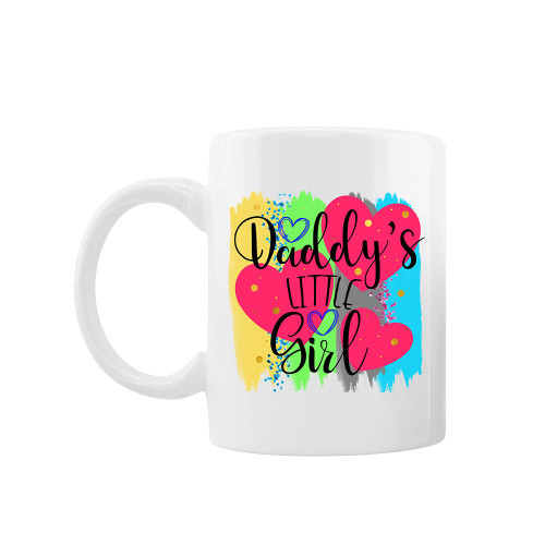 Cana personalizata "Daddy's little girl", Oktane, ceramica alba, 330 ml