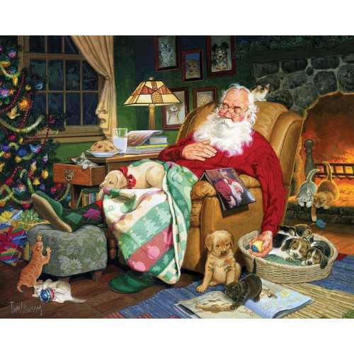Puzzle personalizat, Oktane, Santa's naptime, suprafata din carton, A4, 120 piese