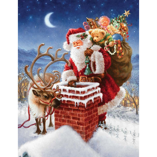 Puzzle personalizat, Oktane, Santa Claus special delivery, suprafata din carton, A4, 120 piese
