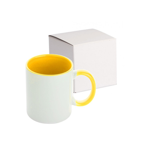 Cana cafea/ceai, Oktane, 330 ml, ceramica, galben