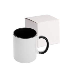 Cana cafea/ceai, Oktane, 330 ml, ceramica, negru