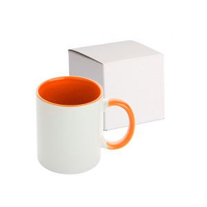 Cana cafea/ceai, Oktane, 330 ml, ceramica, orange
