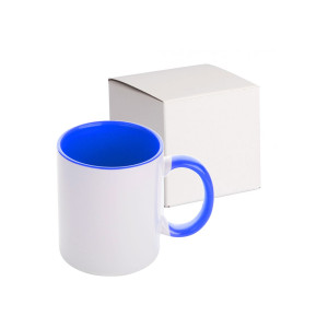 Cana cafea/ceai, Oktane, 330 ml, ceramica, albastru